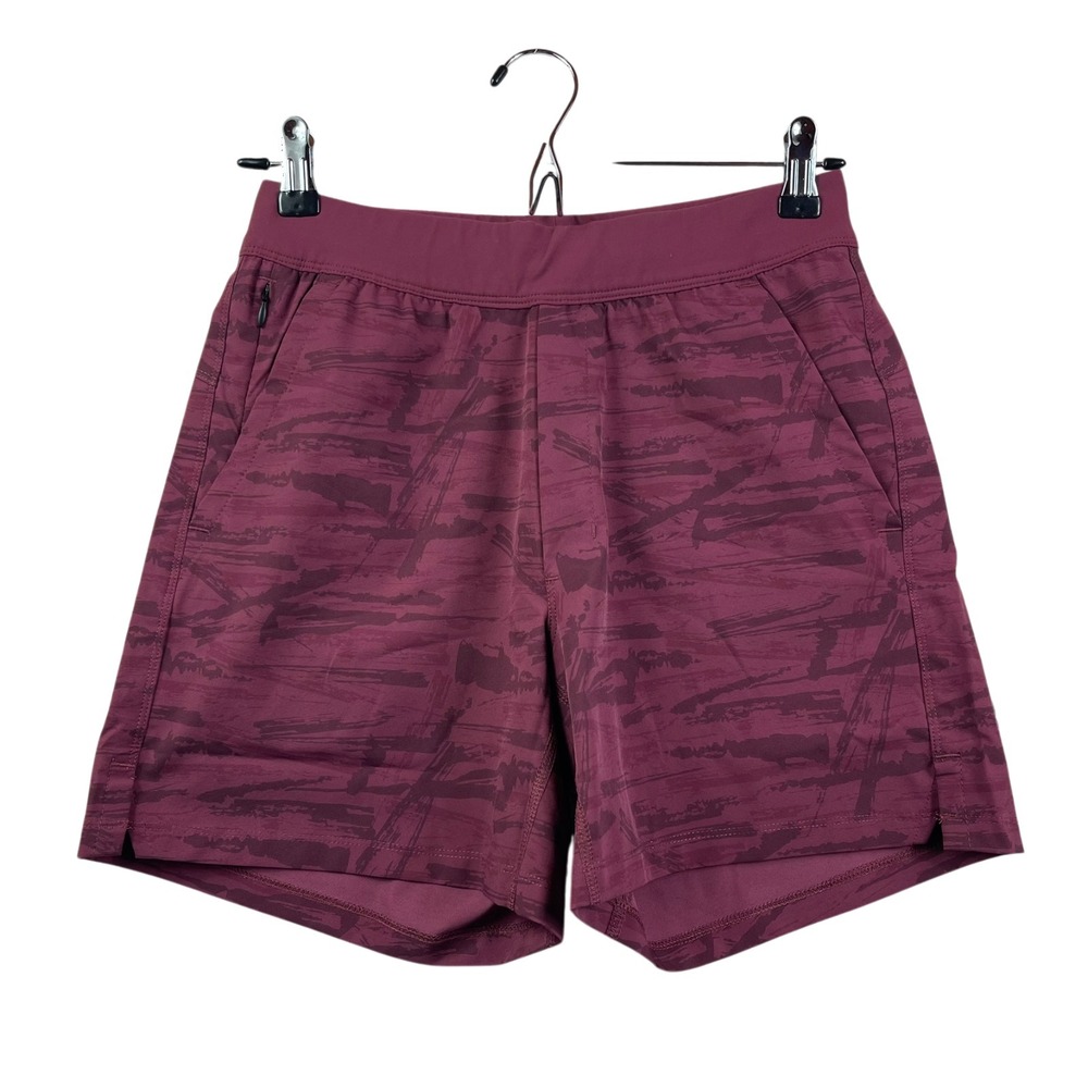 Public Rec Flex Shorts Mens 28 Maroon Red Stretch Athletic Performance Golf